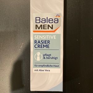 Balea MEN Shaving Cream for Sensitive Skin. 100ml or 3.4 oz.